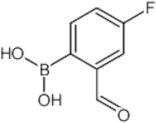4-Fluoro-2-formylphenylboronic acid (~90%)