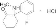 2-(2-Fluorophenyl)-2-(methylamino)-cyclohexanone Hydrochloride