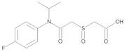 2-[[2-[(4-Fluorophenyl)(1-methylethyl)amino]-2-oxoethyl]sulfinyl]acetic Acid