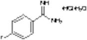 4-Fluorobenzamidine, Hydrochloride, Monohydrate
