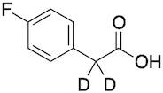 (4-Fluorophenyl)acetic-α,α-d2 Acid