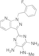 2-[1-[(2-Fluorophenyl)methyl]-1H-pyrazolo[3,4-b]pyridin-3-yl]-N5-methyl-4,5,6-pyrimidinetriamine