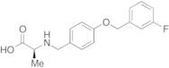 (S)-2-[[4-[(3-Fluorobenzyl)oxy]benzyl]amino]propionic acid
