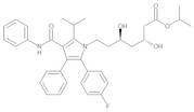 (βR,δR)-2-(4-Fluorophenyl)-β,δ-dihydroxy-5-(1-methylethyl)-3-phenyl-4-[(phenylamino)carbonyl]-1H-pyrrole-1-heptanoic Acid 1-Methylethyl Ester