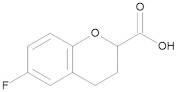 rac-6-Fluoro-3,4-dihydro-2H-1-benzopyran-2-carboxylic Acid
