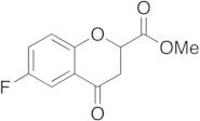 rac-6-Fluoro-3,4-dihydro-4-oxo-2H-1-benzopyran-2-carboxylic Acid Methyl Ester