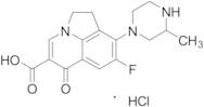 8-Fluoro-1,2-dihydro-9-(3-methyl-1-piperazinyl)-6-oxo-6H-Pyrrolo[3,2,1-ij]quinoline-5-carboxylic Acid Hydrochloride