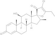 9a-Fluoro-11b-hydroxy-16-b-methyl-3-oxoandrosta-1,4-diene-17(R)-spiro-2’-[4’-chloro-5’-ethylfuran-3’(2’H)-one