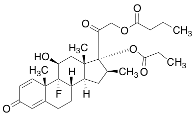 (11β,16β)-9-Fluoro-11-hydroxy-16-methyl-21-(1-oxobutoxy)-17-(1-oxopropoxy)pregna-1,4-diene-3,20-di…