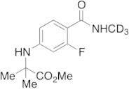 N-[3-Fluoro-4-[(methylamino)carbonyl]phenyl]-2-methylalanine Methyl Ester-d3