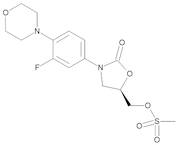 (5R)-3-[3-Fluoro-4-(4-morpholinyl)phenyl]-5-[[(methylsulfonyl)oxy]methyl]-2-oxazolidinone
