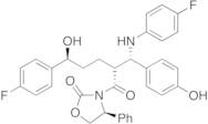 (4S)-3-[(2R,5S)-5-(4-Fluorophenyl)-2-[(S)-[(4-fluorophenyl)amino](4-hydroxyphenyl)methyl]-5-hydrox…