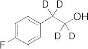 4-Fluorophenylethanol-d4