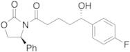 3-[(5S)-(4-Fluorophenyl)-5-hydroxypentanoyl]-(4S)-phenyl-1,3-oxazolidin-2-one