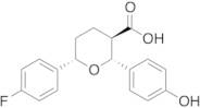 (2R,​3R,​6S)​-6-​(4-​Fluorophenyl)​tetrahydro-​2-​(4-​hydroxyphenyl)​-2H-pyran-3-carboxylic Acid