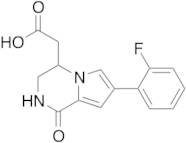 7-(2-Fluorophenyl)-1,2,3,4-tetrahydro-1-oxo-pyrrolo[1,2-a]pyrazine-4-acetic Acid