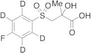 3-[(4-Fluorophenyl)sulfonyl]-2-hydroxy-2-methylpropanoic Acid-d4