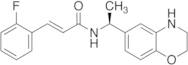 (E)-3-(2-Fluorophenyl)-N-((S)-1-(3,4-dihydro-2H-benzo[1,4]oxazin-6-yl)-ethyl]acrylamide