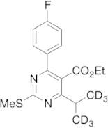 [4-(4-Fluorophenyl)-6-(1-methylethyl)-2-(methylsulfinyl)-5-pyrimidinyl]-ethyl Ester-d6