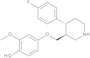 (-)-trans-4-[4-(4’-Fluorophenyl)-3-piperidinylmethoxy]-2-methoxyphenol(Paroxetine metabolite)