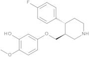 (3S-trans)-5-[[4-(4-Fluorophenyl)-3-piperidinyl]methoxy]-2-methoxyphenol(Paroxetine Metabolite)