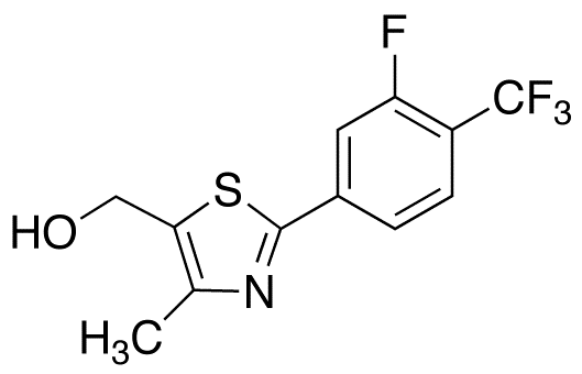 2-[3-Fluoro-4-(trifluoromethyl)phenyl]-4-methyl-5-hydroxymethyl Thiazole