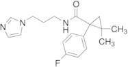 1-(4-Fluorophenyl)-N-[3-(1H-imidazol-1-yl)propyl]-2,2-dimethyl-cyclopropanecarboxamide