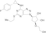 (1S,2S,3R,5S)-3-[7-[[(1R,2S)-2-(4-fluorophenyl)cyclopropyl]amino]-5-(propylthio)-3H-1,2,3-triazolo[4,5-d]pyrimidin-3-yl]-5-(2-hydroxyethoxy)-1,2-cyclopentanediol