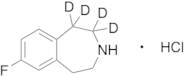 7-Fluoro-2,3,4,5-tetrahydro-1H-3-benzazepine-d4 Hydrochloride