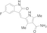 5-[(Z)-(5-Fluoro-1,2-dihydro-2-oxo-3H-indol-3-ylidene)methyl]-2,4-dimethyl-1H-pyrrole-3-carboxamide
