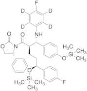 (4S)-3-[(2R,5S)-5-(4-Fluorophenyl)-2-[(S)-[(4-fluorophenyl)amino][4-[(trimethylsilyl)oxy]phenyl]me…