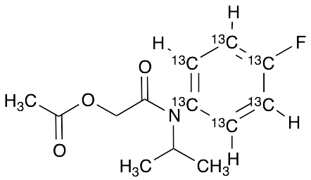 2-((4-Fluorophenyl)(isopropyl)amino)-2-oxoethyl Acetate-13C6