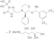 (1’R,2R,3R)-Defluoro Fosaprepitant Dimeglumine