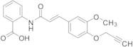 (E)-2-[[3-(3-Methoxy-4-propargyloxyphenyl)-1-oxo-2-propenyl]amino]benzoic Acid