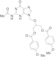 Ganciclovir N-Acetyl-di-O-p-methoxybenzoate