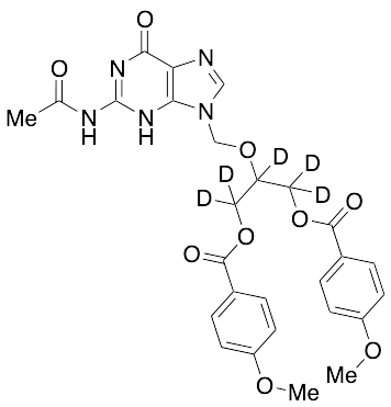 Ganciclovir-d5 N-Acetyl-di-O-p-methoxybenzoate