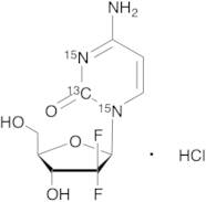 Gemcitabine-13C,15N2 Hydrochloride