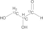 DL-Glyceraldehyde-1,2,3-13C3 (~ 0.1M Solution) (>85%)