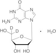 Guanosine-5',5''-d2 Monohydrate