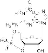 Guanosine 3’,5’-Cyclic-13C3,15N4 Monophosphate