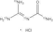 Guanyl Urea-15N4 Hydrochloride