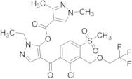 4-[2-Chloro-4-(methylsulfonyl)-3-[(2,2,2-trifluoroethoxy)methyl]benzoyl]-1-ethyl-1H-pyrazol-5-yl 1,3-dimethyl-1H-pyrazole-4-carboxylate