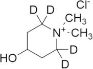 4-Hydroxy-1,1-dimethylpiperidin-1-ium Chloride-d4