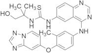 N-(2-Hydroxy-1,1-dimethylethyl)-N'-[4-[[3-methyl-4-([1,2,4]triazolo[1,5-a]pyridin-7-yloxy)phenyl]amino]-6-quinazolinyl]thiourea