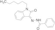 (2Z)-2-(1-Hexyl-1,2-dihydro-2-oxo-3H-indol-3-ylidene) Hydrazide Benzoic Acid