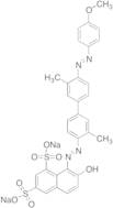 7-Hydroxy-8-[[4'-[(4-methoxyphenyl)azo]-3,3'-dimethyl[1,1'-biphenyl]-4-yl]azo]-1,3-naphthalenedisulfonic Acid Disodium Salt (Technical Grade)