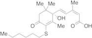 (2Z,4E)-5-[(1S)-3-(Hexylthio)-1-hydroxy-2,6,6-trimethyl-4-oxo-2-cyclohexen-1-yl]-3-methyl-2,4-pentadienoic Acid