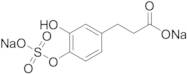 3-Hydroxy-4-(sulfooxy)benzenepropanoic Acid Bis-Sodium Salt