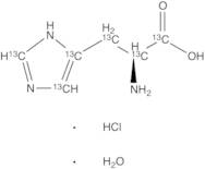 L-Histidine Hydrochloride Hydrate 13C6