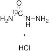 Hydrazinecarboxamide-13C Monohydrochloride